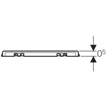 Решетка с креплением для трапа Geberit 154.310.00.1