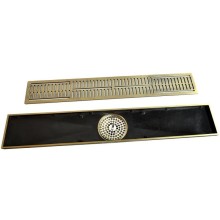 Решетка для душевого трапа Bronze de Luxe 500мм 80521BR Бронза