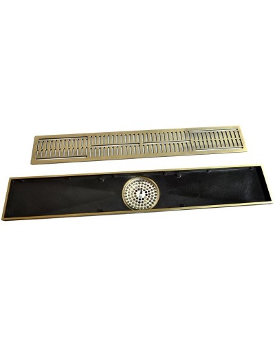 Решетка для душевого трапа Bronze de Luxe 500мм 80521BR Бронза