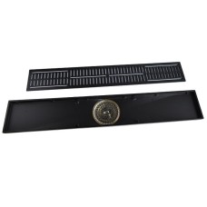 Решетка для душевого трапа Bronze de Luxe 500мм 80521B Черная матовая