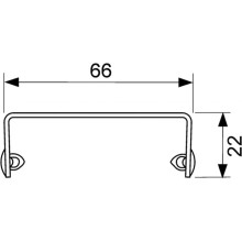 Декоративная решетка 943 мм Tece TECEdrainline basic глянцевый хром 601010