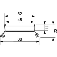 Основа для плитки 843 мм Tece TECEdrainline plate II глянцевый хром 600972