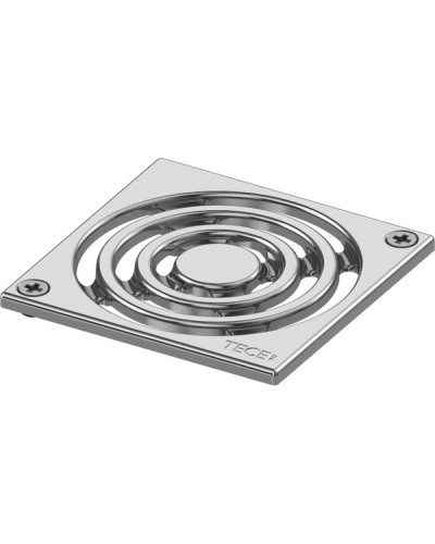 Декоративная решетка 100×100 мм TECE TECEdrainpoint S хром 3665000