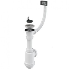 Сифон для кухонной мойки Alcaplast A444-DN50/40 Белый