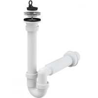 Сифон для кухонной мойки Alcaplast A800-DN50 Белый