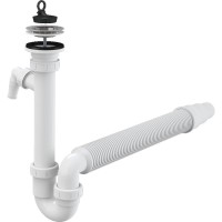 Сифон для кухонной мойки Alcaplast A830-DN50/40 Белый