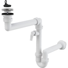 Сифон для кухонной мойки Alcaplast A870P-DN40 Белый