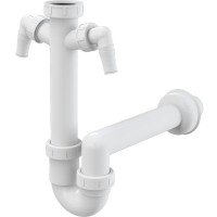 Сифон для кухонной мойки Alcaplast A82-DN40 Белый