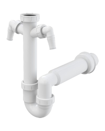 Сифон для кухонной мойки Alcaplast A82-DN50 Белый