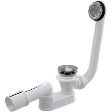 Сифон для душевого поддона Alcaplast A506KM Белый Хром