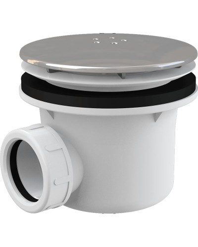 Сифон для душевого поддона Alcaplast A49K Хром