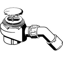 Сифон для душевого поддона Viega Domoplex 6928 126582 Хром