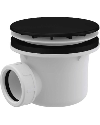 Сифон для душевого поддона Alcaplast A49BLACK Черный матовый