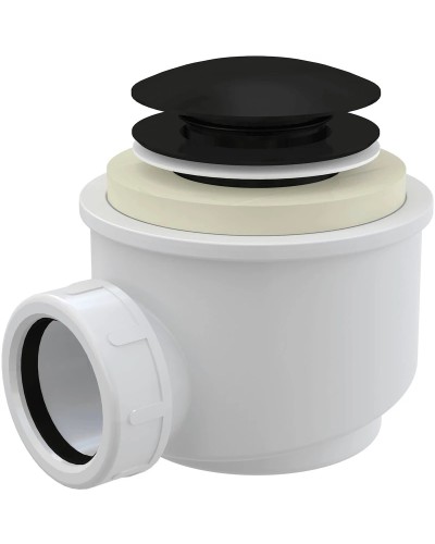 Сифон для поддона Ø 50 мм ClickClack AlcaPlast A465BLACK-50