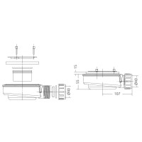 Сифон для поддона Ø 90 мм Radaway HS1