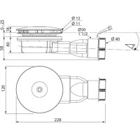 Сифон для поддона Ø 85 мм Good Door сЛ00002(сЛ00138)