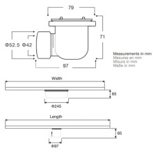 Сифон для поддона Vincea Vsph-D611