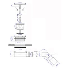 Сифон для поддона Ø 90 мм McALPINE HC2730LCP-NRV