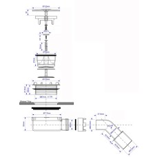Сифон для поддона Ø 90 мм McALPINE HC2730LMB-NRV