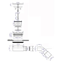 Сифон для поддона Ø 90 мм McALPINE HC2730LBL-NRV