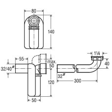 Сифон для раковины Viega 570323
