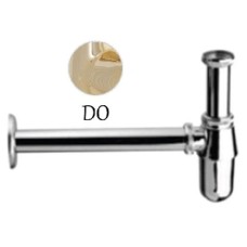 Сифон под раковину золото 24 карат Cezares CZR-SB-03/24