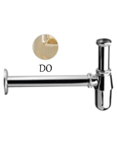 Сифон под раковину золото 24 карат Cezares CZR-SB-03/24