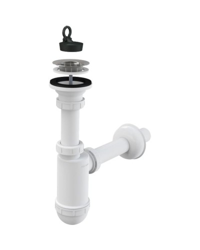 Сифон для раковины Alcaplast A411 Белый