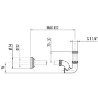 Сифон для раковины Gattoni Accessori 0154/00D0oro