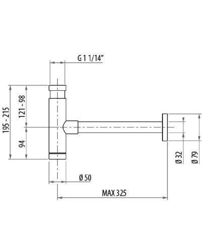 Сифон для раковины Gattoni Accessori 0160/00C0