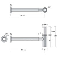Сифон для раковины Globo RA051CR