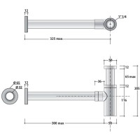 Сифон для раковины Globo SF051CR