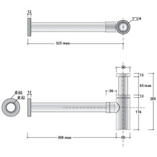 Сифон для раковины Globo SF051CR