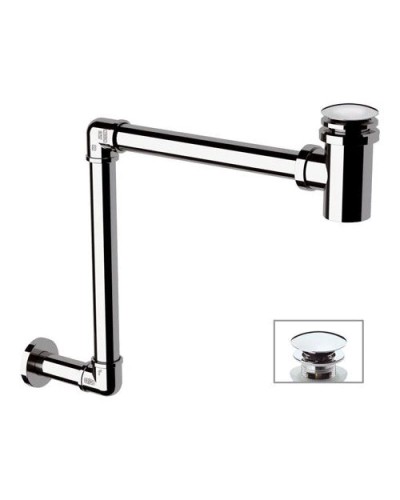 Сифон для раковины с донным клапаном с переливом Remer 985