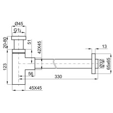 Сифон для раковины Noken Acro N172390018
