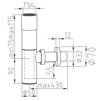 Сифон для раковины Noken Cilindro N199514401