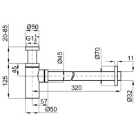 Сифон для раковины Noken Hotels N196599518