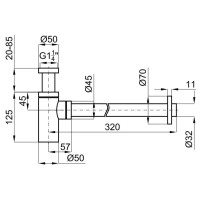 Сифон для раковины Noken Hotels N194710598