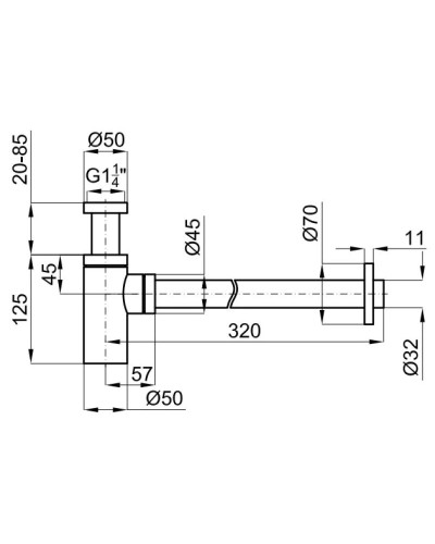 Сифон для раковины Noken Hotels N194710598
