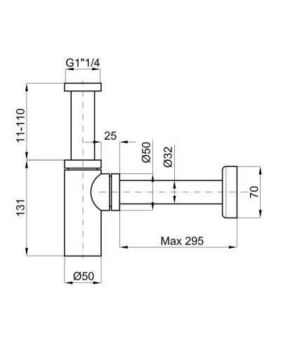 Сифон для раковины Noken Urban N199999049