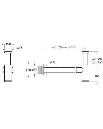 Сифон для раковины VitrA Syphon A4512336