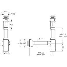 Сифон для раковины VitrA Syphon A45154