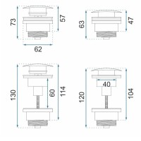 Сифон для раковины Rea REA-A5693