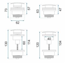Сифон для раковины Rea REA-A5693