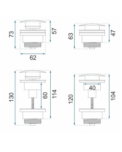 Сифон для раковины Rea REA-A5693