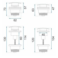 Сифон для раковины Rea REA-A6952