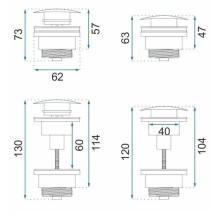 Сифон для раковины Rea REA-A6952
