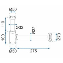 Сифон для раковины Rea REA-A5692