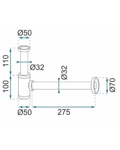 Сифон для раковины Rea REA-A5692