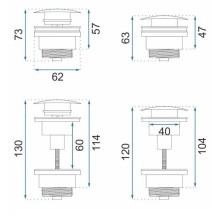 Сифон для раковины Rea REA-A8541